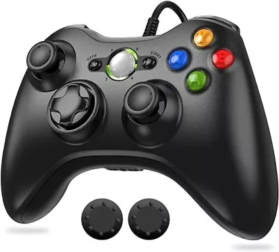 Xbox 360 Controller Diestord Xbox Controller PC USB Gamepad Wired Gamepad With 2 • $94.78