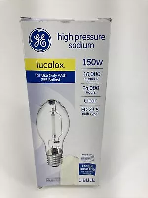 GE High Pressure Sodium 150 Watt Lucalox Lamp Bulb PC:30973 Clear • $9.95