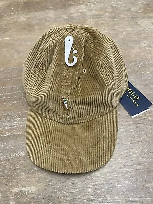 Polo Ralph Lauren Brown Vintage Corduroy Baseball Cap • £55
