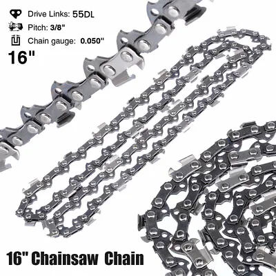 £9.59 • Buy 16  Chainsaw Saw Chain Pack Of 2 Chains Fits STIHL 021 023 MS211 MS231 .D