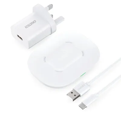 Choetech T550f Wireless Charger Pad With Quick Charge 3.0 Adapter Usb-c Input  • £17.99