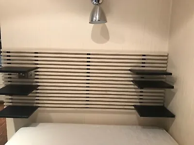 IKEA Bed Headboard With 6 Removable Shelves  • £50