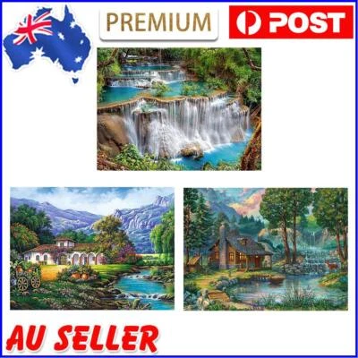 $12.29 • Buy 5D DIY Diamond Painting Kits Full Square Drill Landscape Mosaic Picture Art AU