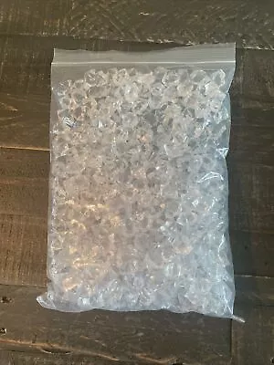 2.5lb Bag Of Fake Crystals Ice Rock Clear Acrylic Gems Fake Crushed Ice JH6 • £16.47