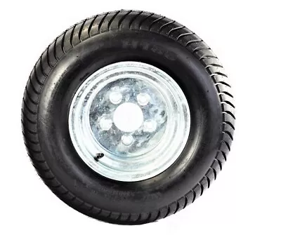 Trailer Tire On Rim 20.5X8-10 205/65-10 20.5X8.0-10 5 Lug E Wheel Galvanized • $141.97