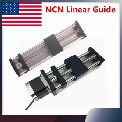 Linear Guide Rail CNC Slide Stage Actuator Ball Screw Motion Table Nema 23 Motor • $102.18