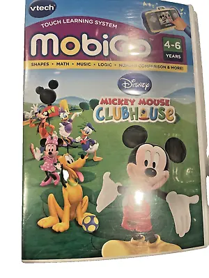 Vtech Mobigo Disney Mickey Mouse Clubhouse Touch Learning System 5 Games Age 4-6 • $7.99