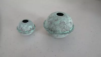Weathervane Antiqued Copper Balls 1'' & 2'' For Cottage / Medium Weathervanes • $37.95
