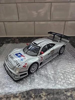 Mercedes Clk Gtr 1 18 Model Car Rare Maisto Race Touring Spec Excellent Cond • £24.99