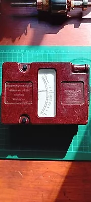 Vintage MEG Megger Hand Crank Insulation Tester 500 Volts Made In England • £19.99