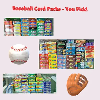 Unopened Baseball Card Packs Donruss Topps Score MLB VTG- You Pick + Bonus HOF • $2.99