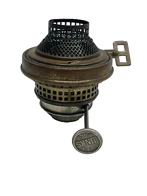 Victorian Antique Hinks Oil Lamp Burner Brass Birmingham • £42.30