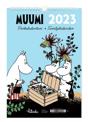 Moomin 2023 Family Calendar Putinki 23 X 34 Cm • $28.54