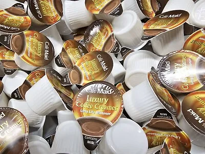 120x Café Maid Luxury Coffee Creamer Serving Pots Individual Portions Jigger Box • £10.49