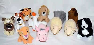 Lot Of 12 McDonald's Plush Toys Babe Pets Wild Life Federation Pig Dog Lion King • $20