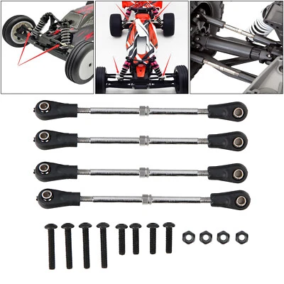 £7.04 • Buy Upgraded Adjustable RC Car Steering Rod Servo Linkages For HSP HPI Parts