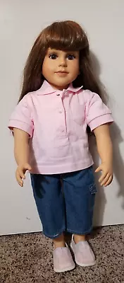 Vtg 1997 MY TWINN 23  Poseable Doll Long Brown Hair Brown Eyes Tagged Outfit • $49.99