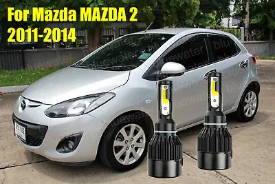 LED For MAZDA2 2011-2014 Headlight Kit H4/9003 6000K White CREE Bulbs Hi/Lo Beam • $26.07