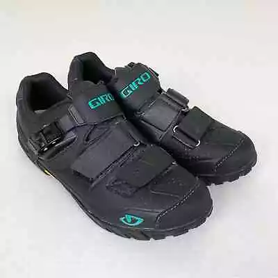 Giro Terradura Bicycle Shoes Vibram Soles Size 38 UK 6.5 US Black • $48.89