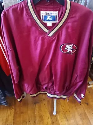 Vintage Jerry Rice San Francisco 49ers Starter Windbreaker Jacket XL NFL Men M • $75