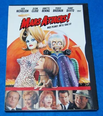 Mars Attacks DVD Complete Tested Cleaned • $3.99