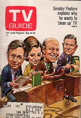 1969 TV Guide May 24 - Today Show; Tom Jones; Arlene Golonka; Peyton Place • $11.59