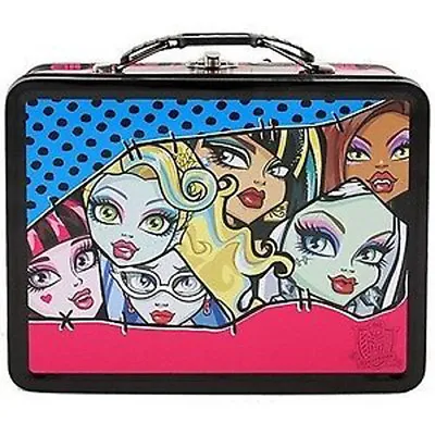 Monster High Lunch Box- Draculaura Frankie Clawdeen Cleo Lagoona And Ghoulia • $19.95