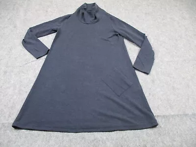 J Jill Dress Womens Small Blue Sweater Ladies Casual Cotton Turtle Neck PureJill • $12.48
