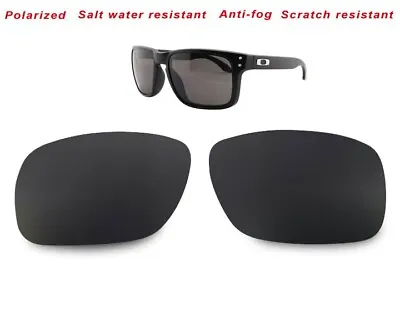 Polarized Replacement Lenses For-Oakley Holbrook 9102 Sunglasses Carbon Black • $19.99