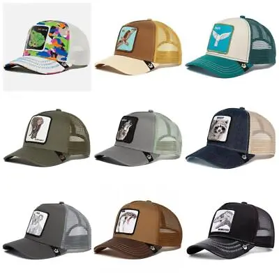 Animal Farm Trucker Mesh Baseball Hat Snapback Cap Hip Hop Men Goorin Bros Style • $22.99