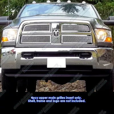 $130.99 • Buy For 2010-2012 Dodge Ram 2500/3500 Stainless Steel Mesh Grille Grill Insert