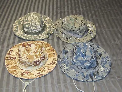 4 Type II Camouflage Bonnie Hats (Woodland Urban Midnight & Desert) • $40