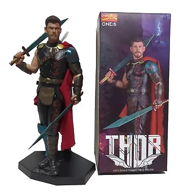 Crazy Toys 1/6 12  Marvel Gladiator Thor Ragnarok Chris Hemsworth Statue Figure • £100