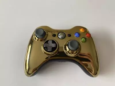 Microsoft Xbox 360 Wireless Controller Chrome Gold • $79.50