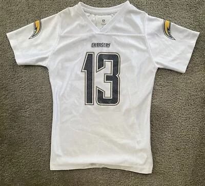 OFFICIAL NFL TEAM APPAREL CHARGERS #13 ALLEN GIRLS JERSEY SIZE 7/8-free Ship • $12