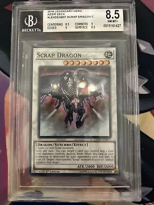 Yugioh Scrap Dragon Ultra Rare Graded 8.5 • $72.83