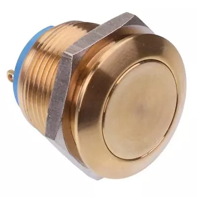 AV09C703D290 APEM Off-(On) Momentary 19mm Anti Vandal Push Button Switch SPST • £12.99