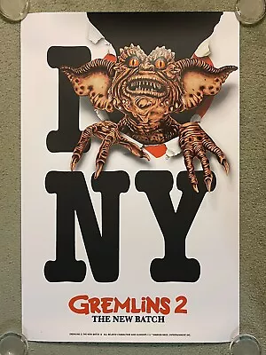 Gremlins2 Joe Dante I Love New York Movie Art Print Poster Mondo Marc Schoenbach • $119.99