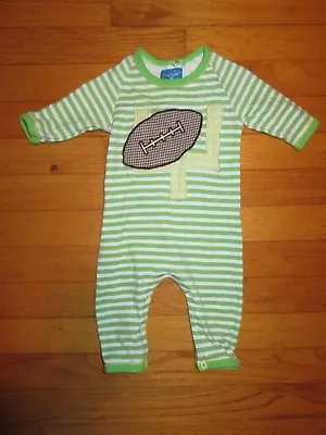 Mud Pie/Mudpie Football Romper 0-6 Months 0-3-6 • $14.99