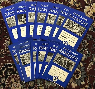 1963/4 13 Queens Park Rangers QPR Home Programmes  • £3.20