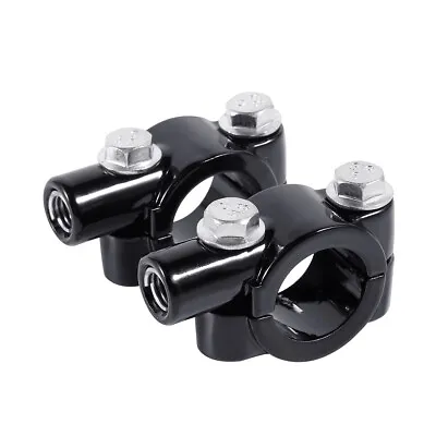 8mm Thread 7/8  Rearview Handlebar Mirror Mount Holders Adapter Clamp DIRT BIKE • $6.99