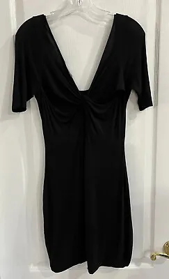 SOPRANO Women's Black Sleeveless Bodycon Jersey Knit Size M • $12.95