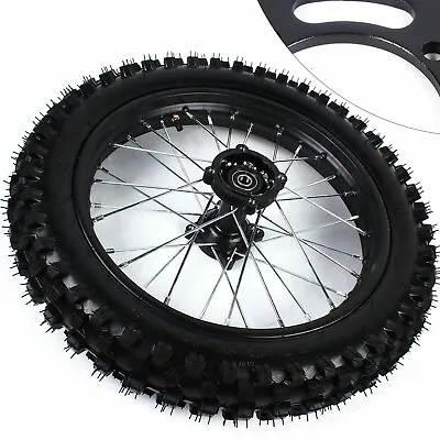 16  Rear Wheel 90/100-16 Tire Rim &Sprocket For Dirt Pit Bike KX100 CRF150 XR100 • $106.40