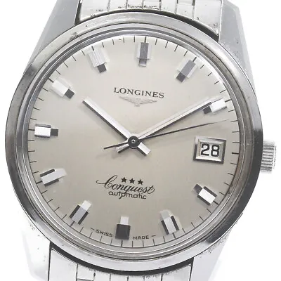 LONGINES Conquest Date Cal.505 Silver Dial Automatic Men's Watch_784438 • $621.64