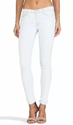 J Brand 26 X 29  Super Skinny Frostbite Light Wash Blue Stretch Jeans Midrise  • $29.95