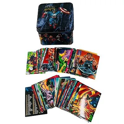 Marvel Masterpieces Series 1 Tin Limited Edition W/ 98 Cards - Missing Cards • $99.95