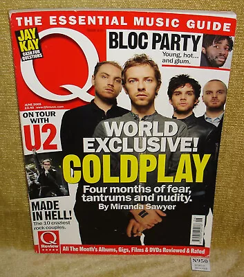 VINTAGE Q MAGAZINE - JUNE 2005 - ISSUE 227 - COLDPLAY U2 BLOC PARTY COVER 90s • £6.99
