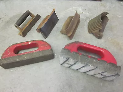 Vtg Masonry Concrete Tool Lot Edger Groover Rub Brick Marking Embossing Nice USA • $59.99