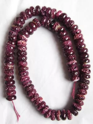 Purple SPINY Oyster SHELL BEADS 10mm Rondelles Strand Bead Supply Jewelry • $1.25