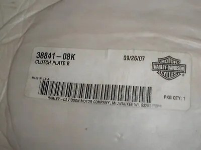 OEM Harley-Davidson V-ROD NIGHT MUSCLE ROD Etc CLUTCH PLATE B   X3  # 38841-08K • $34.47